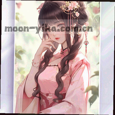 月相插画，标注第14页进度